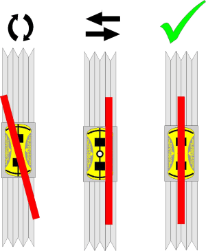 Alineador laser de poleas Mounting of PAT
